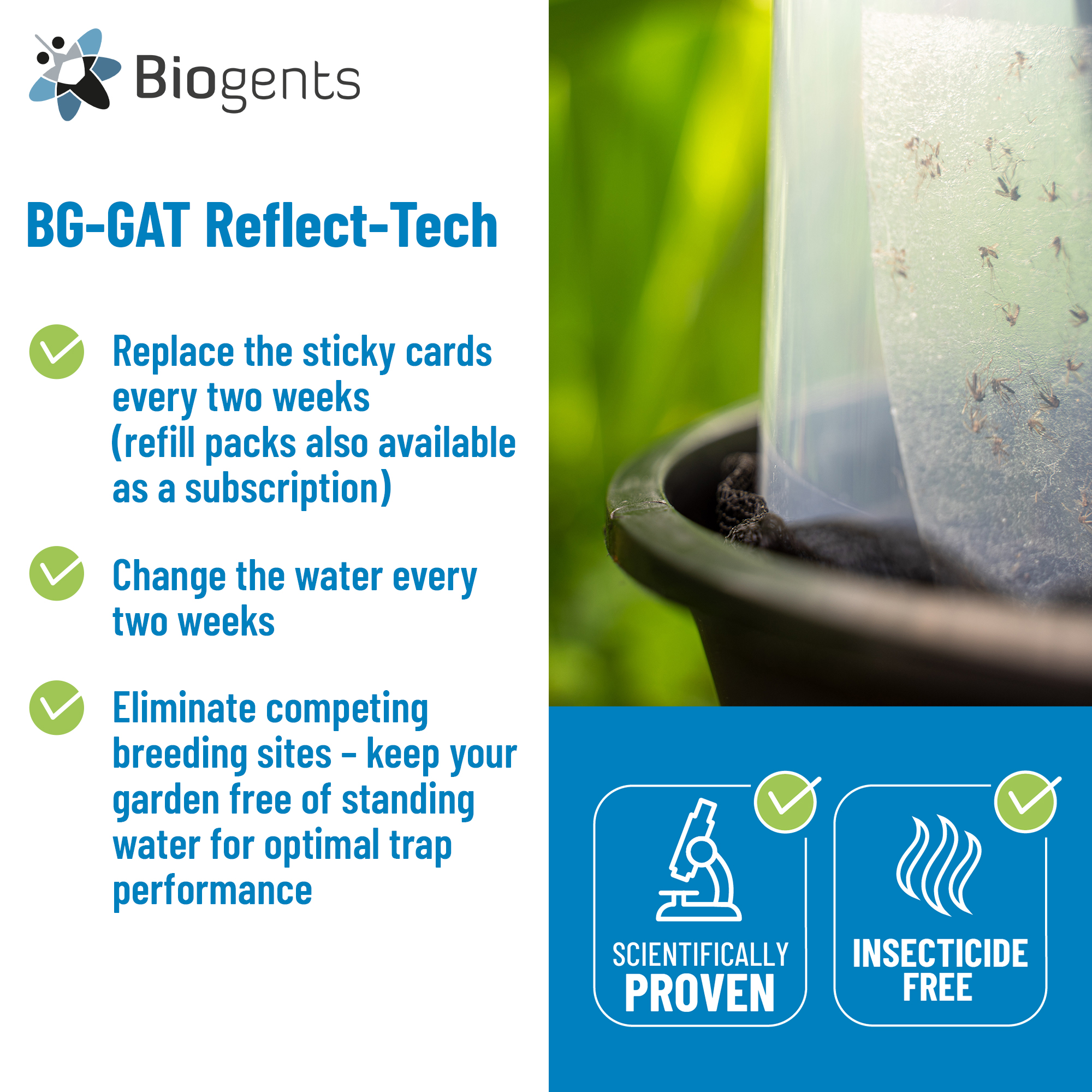 BG-GAT Tiger Mosquito Traps (12x) Neighborhood Bundle